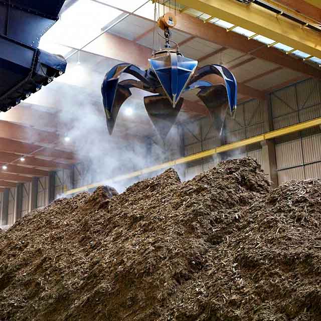 Unilin Group en Aspiravi investeren 100 miljoen euro in een derde energiecentrale die draait op afvalhout.